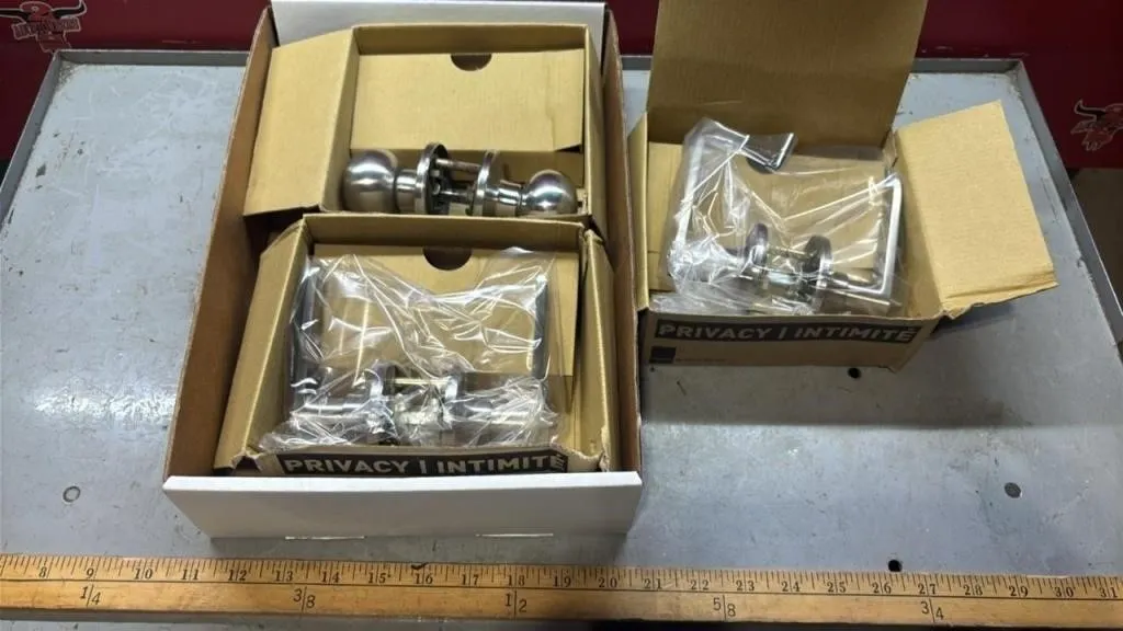 3 Asst. Indoor Door Knobs.