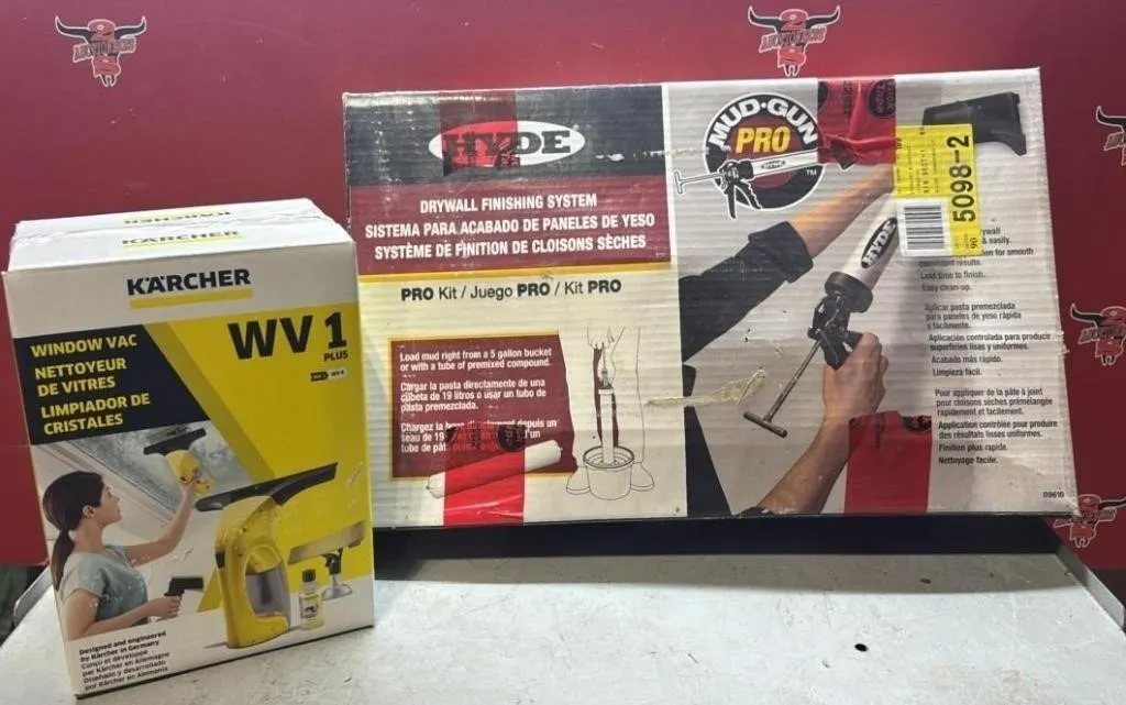 Drywall Finishing System & Window Vac. Unknown