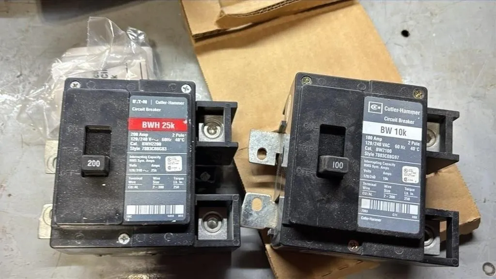 2 Circuit Breakers.