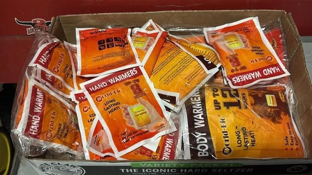 Tray of Asst. One Use Hand/Body Warmers.