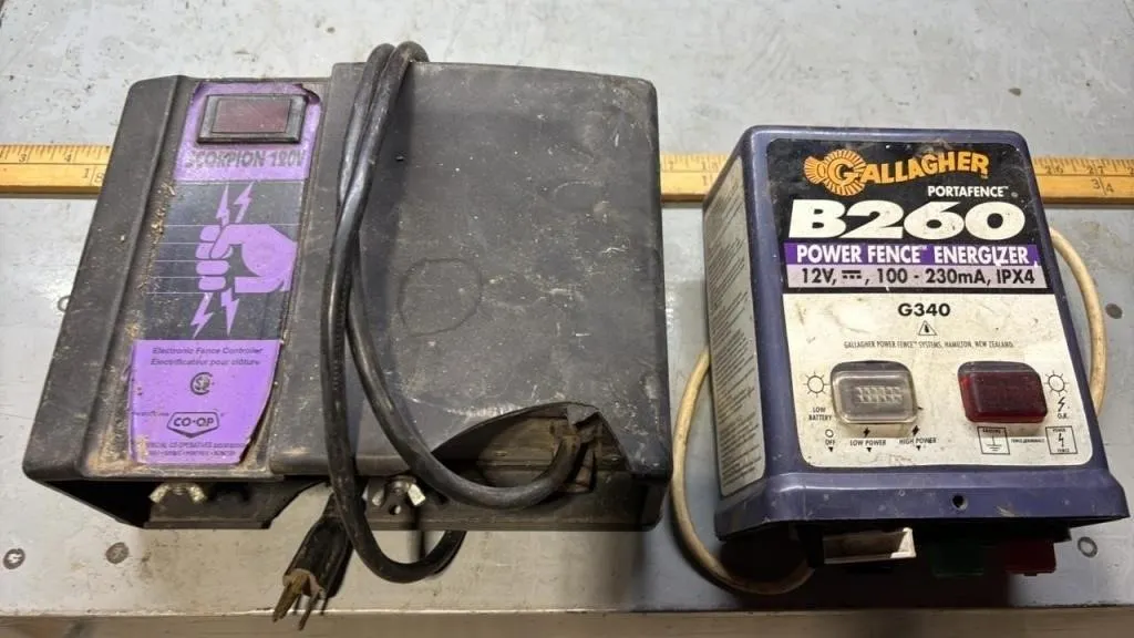 Electric Fence Controller & Energizer. Untested.