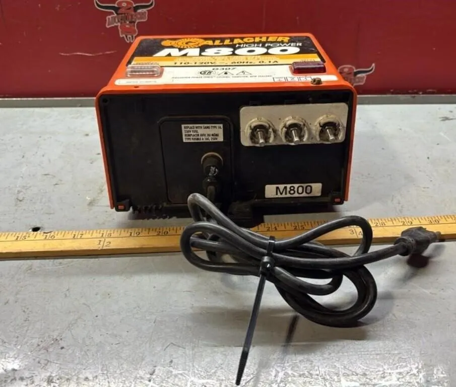 Gallagher High Power M800 Power Fence Energizer.