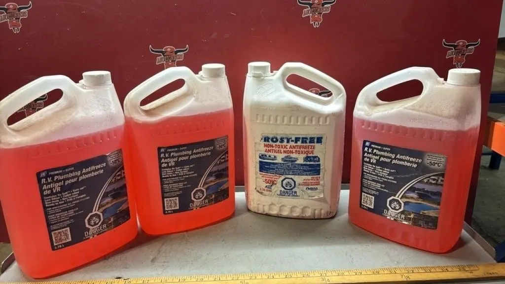 4, 3.78L Jugs of RV Anti-Freeze.