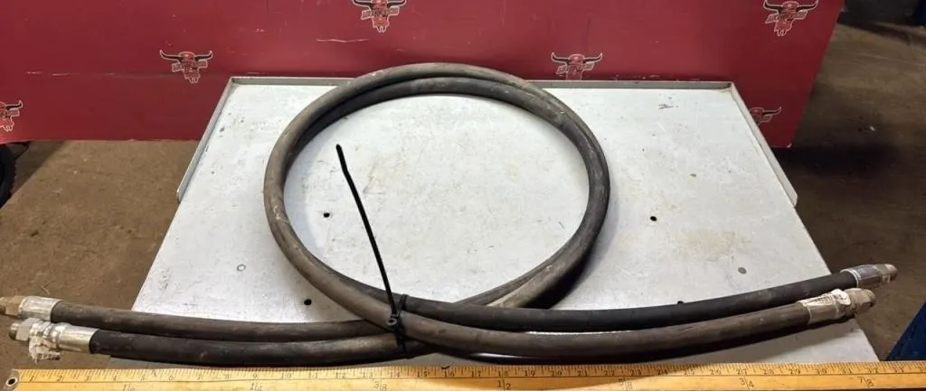 2 Lengths of Hydraulic Hose.