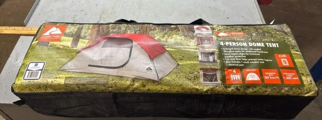 Ozark 4 Person Dome Tent 9Ftx2.74M.