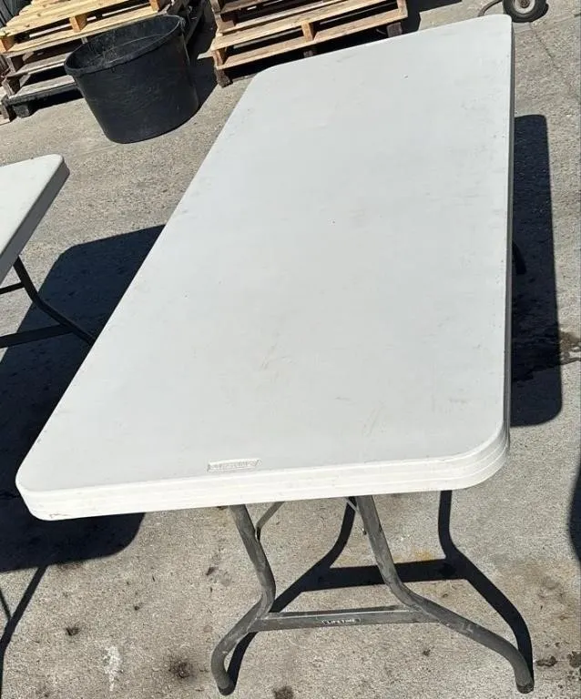 Lifetime Foldable Table 30”Wx72”Lx28”H. *C