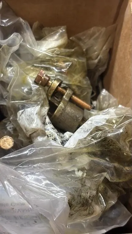 Box Of Grounding Connectors.