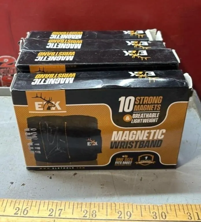 4 Elk Magnetic Wristbands.