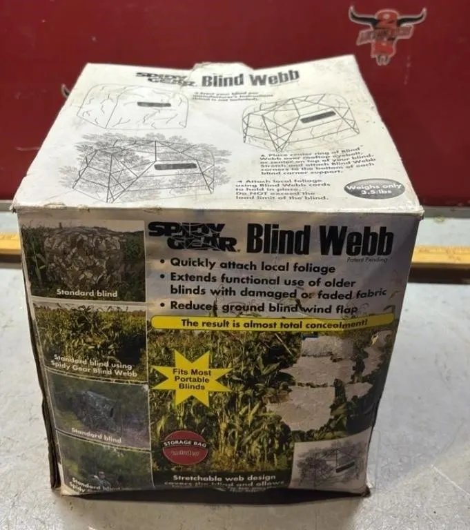 Spicy Gear Blind Webb 60”x60” & 74” Overall Peak