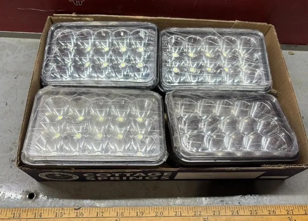 4”x6” LED Head Lights.