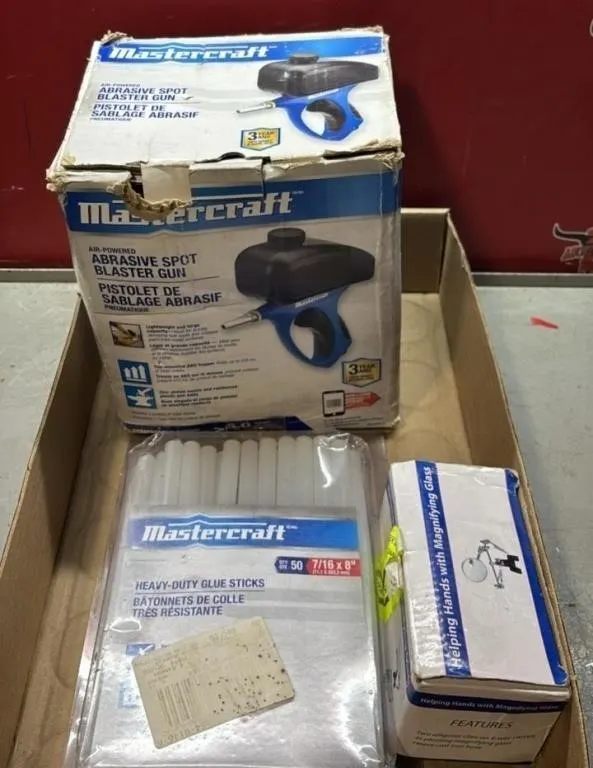 Mastercraft Abrasive Spot Blaster Gun, Glue
