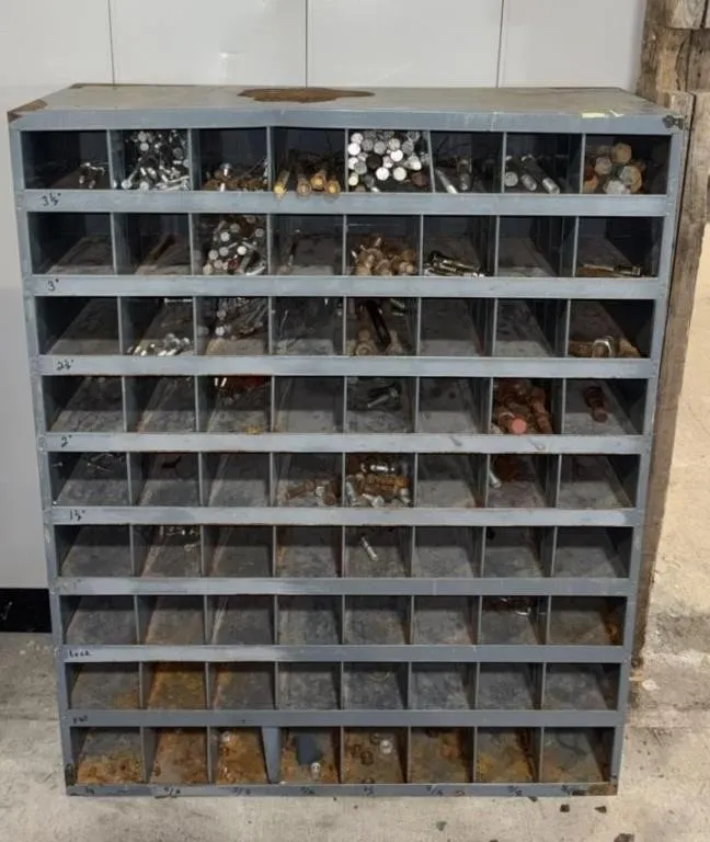 Metal Bolt Supply Organizer w/Contents