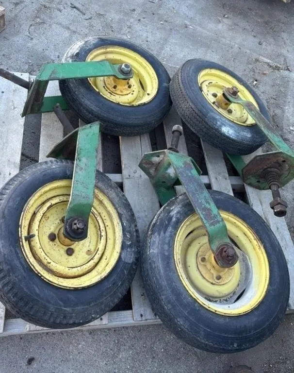 4 Implement Castor Style Wheels 4.8x12”.*C