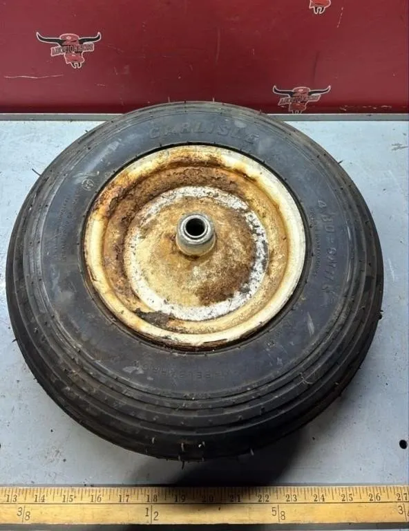 Wheelbarrow Tire & Rim.