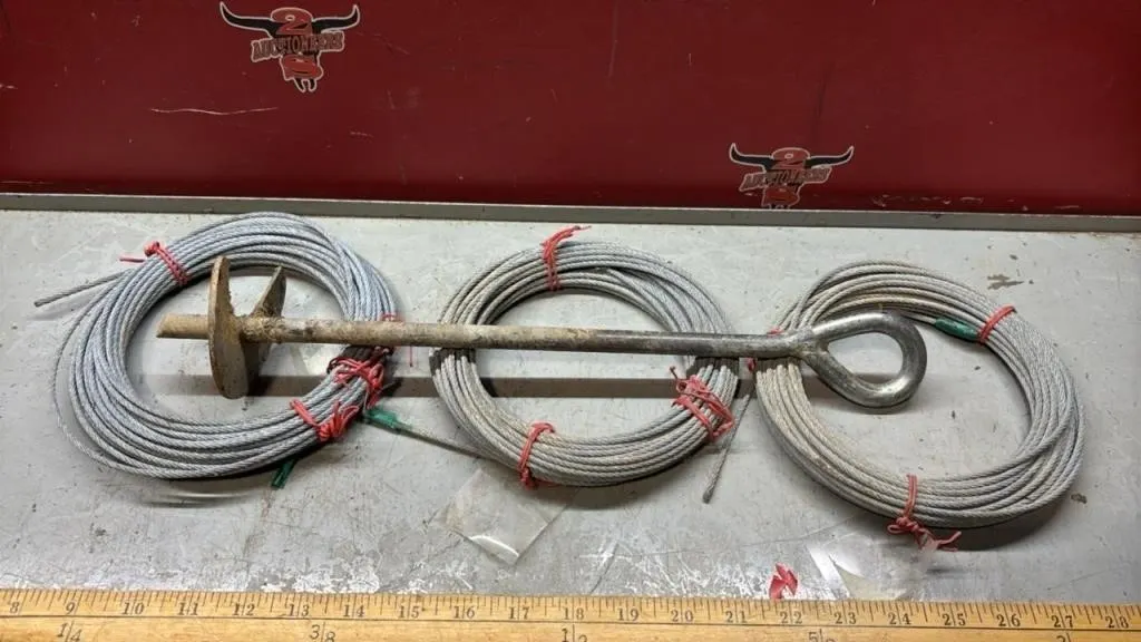 Ground Anchor Rod & Cable.