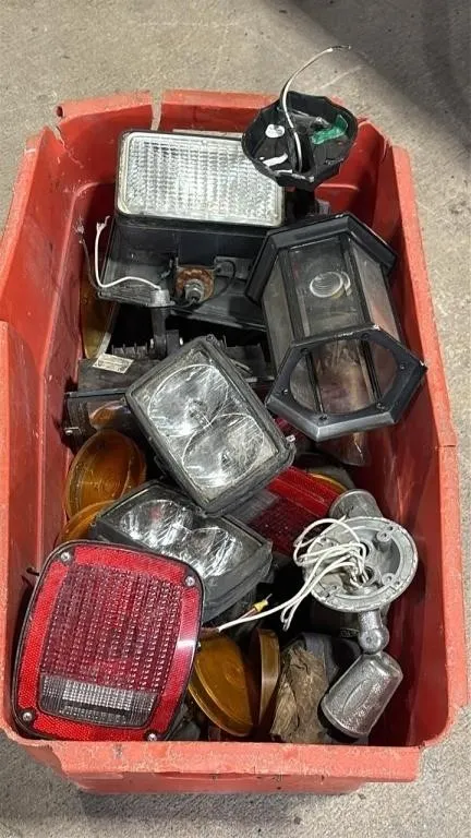 Tote Of Asst. Lights.