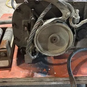 12V Power Winch w/Cable Guide. Untested.