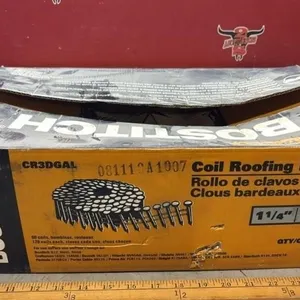 Bosch Coil Roofing Nails 1-1/4”.