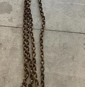 30Ft 3/8" Chain w/Grab Hooks.