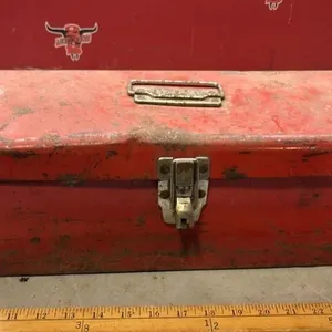 16.5” Metal Tool Box w/Contents.