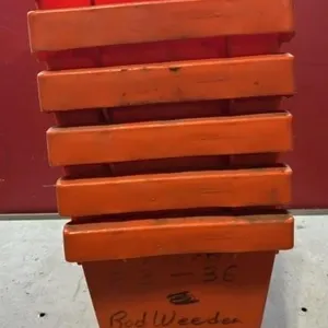 6 Hard Plastic Storage Containers