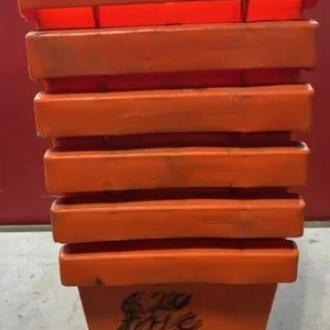 6 Hard Plastic Storage Containers