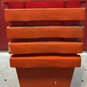 5 Hard Plastic Storage Containers