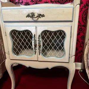 Vintage Bed Side Table 1 Drawer 2 Drawers