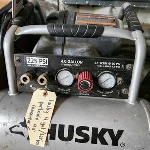 Husky 4 Gallon Air Compressor 225 PSI