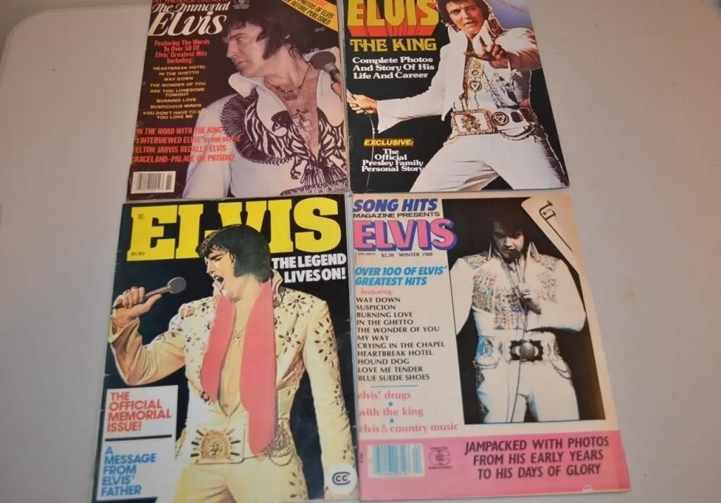 Elvis Presley tribute and memorial magazines