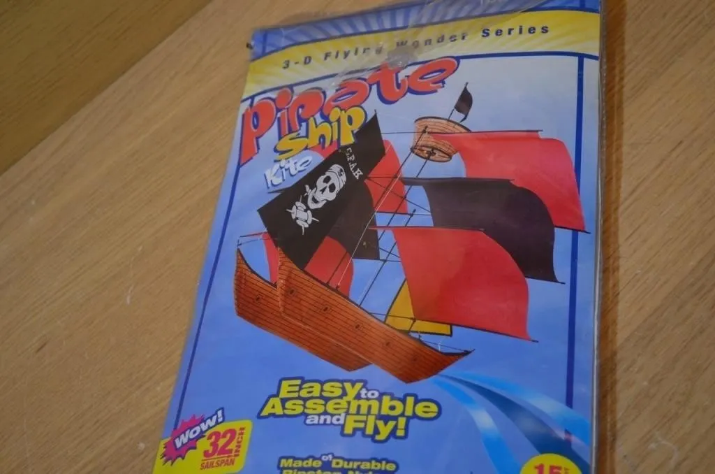 3-D Pirate Ship Kite from the Go Fly A Kite Flying
