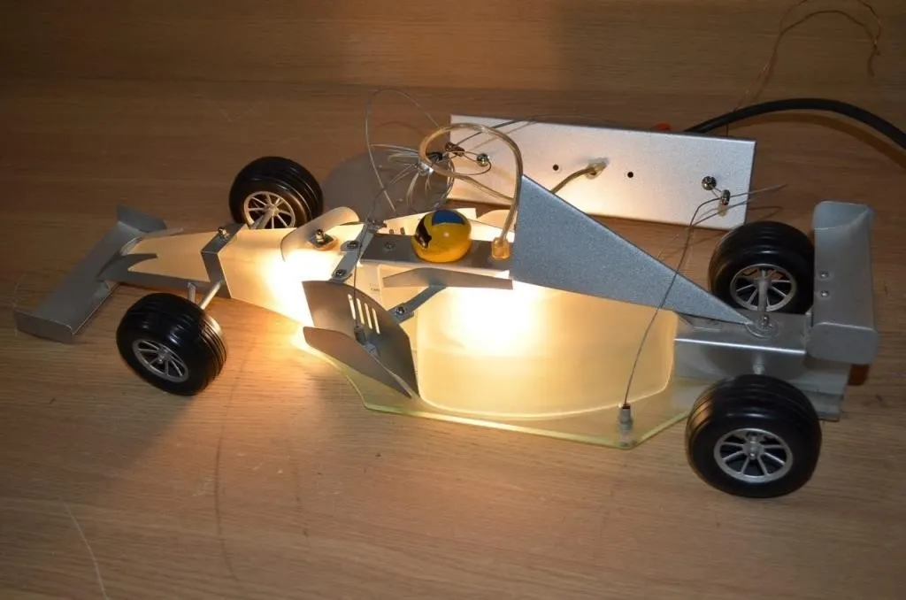 Novelty Formula 1 race car ceiling pendant light