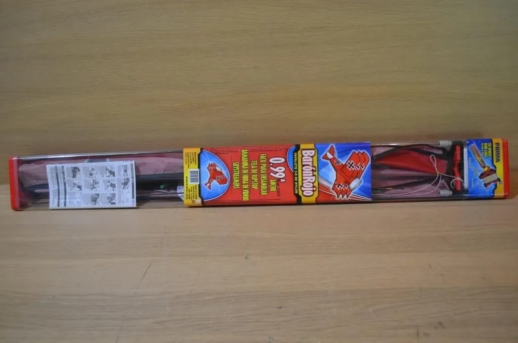 NOS WindNSun SuperSize 3D Nylon Red Baron Kite