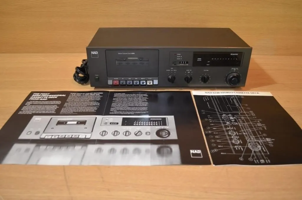 NAD 6240 Stereo Cassette Deck, a classic analog