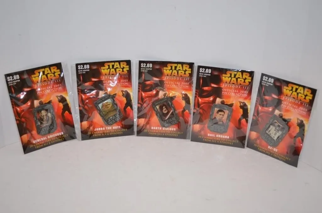 Star Wars Episode III Official 2005 Pin Collection