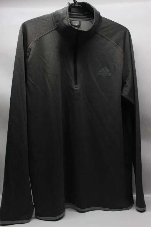 Used Adidas Climalite Men's 1/4 Zip Pullover, Size