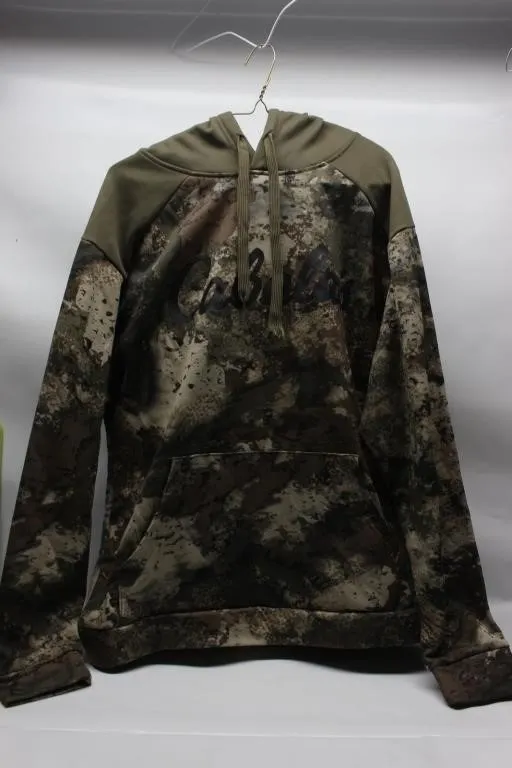 Used Cabela's Camo Hooded Sweatshirt, Size L