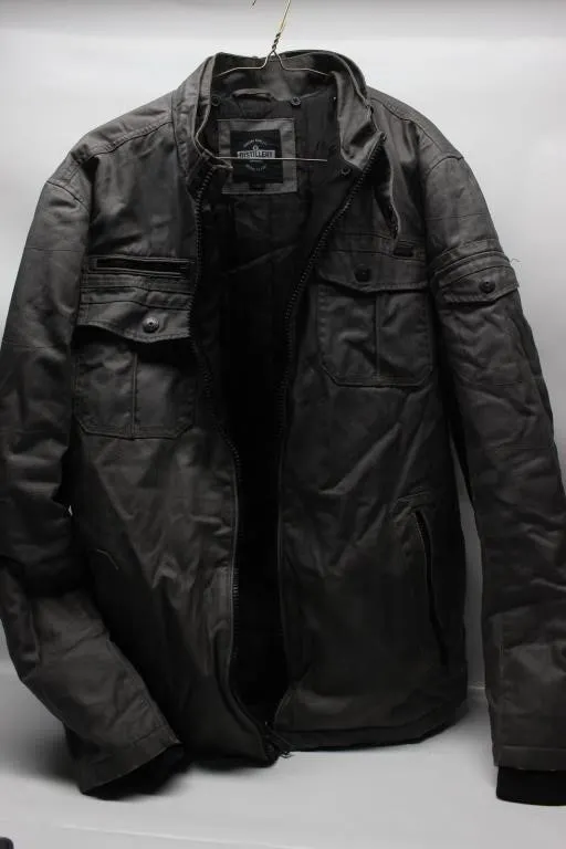 Used Distillery Men's Waxed Field Jacket, Size L