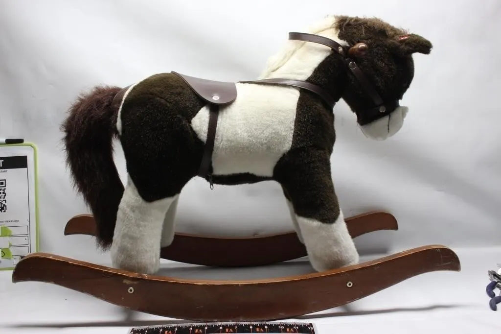 Plush Rocking Horse Toy Used