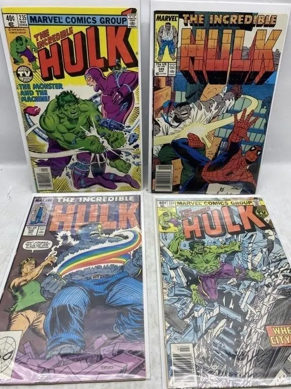 Incredible Hulk Comic Book Lot (6 Issues)