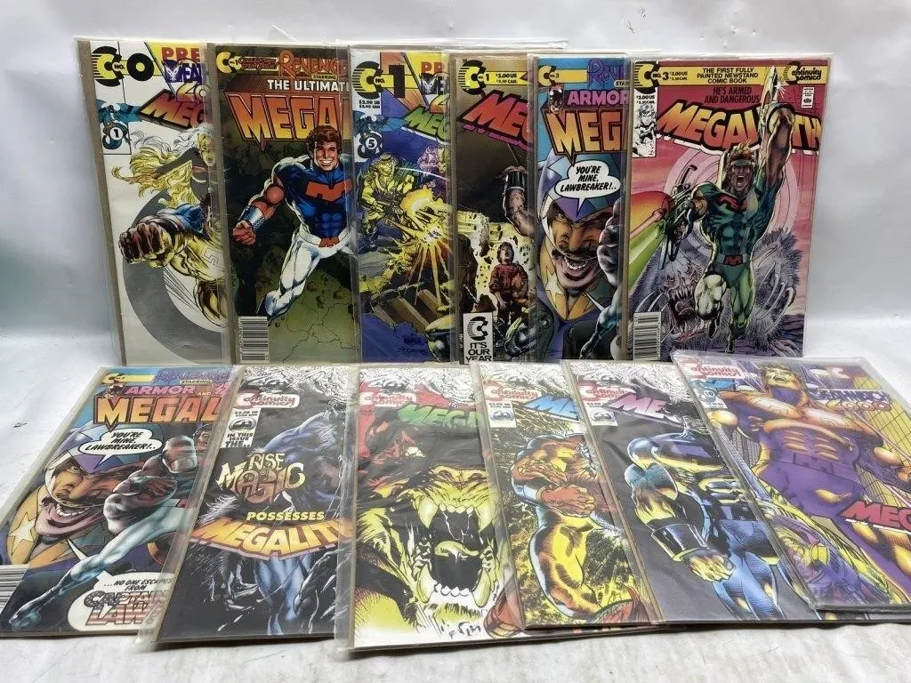 Megalith Comics Lot, Files & Black+Decker Miter