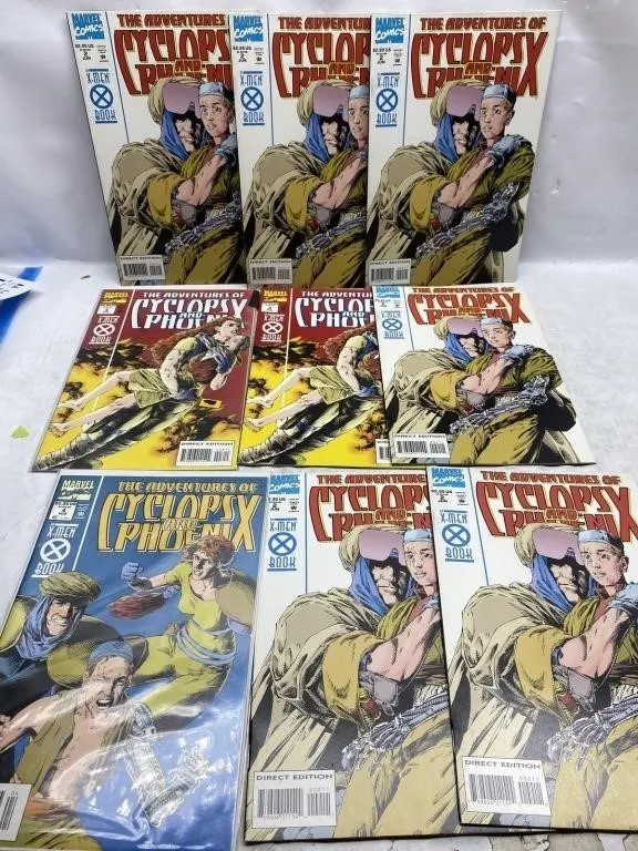 Adventures of Cyclops and Phoenix comics (10)