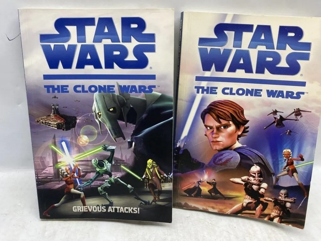 Star Wars: The Clone Wars book set (2 books)