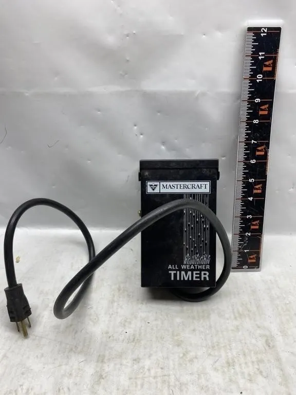 Timer, Drill, Wire Baskets & Hooks Lot