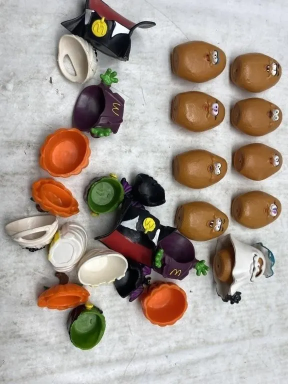 1992 McDonald's Halloween Toy Figures Lot
