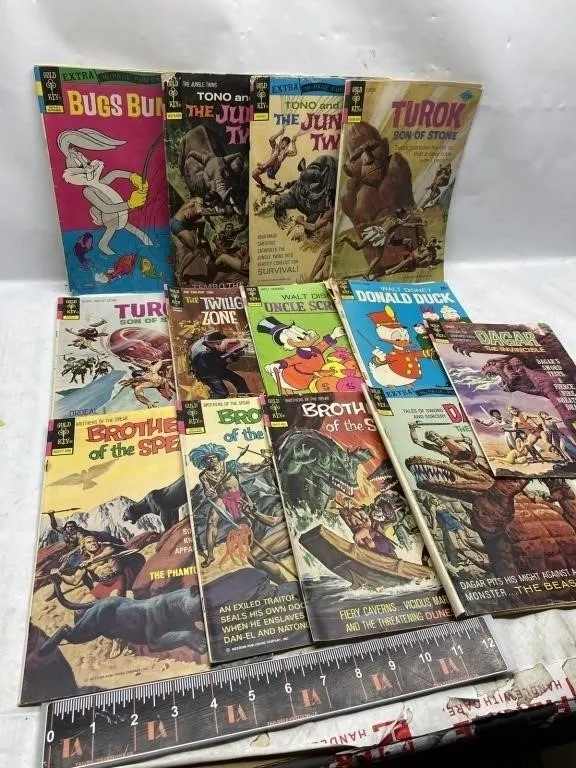 Gold Key Comics Lot & Archer/Follett Novels