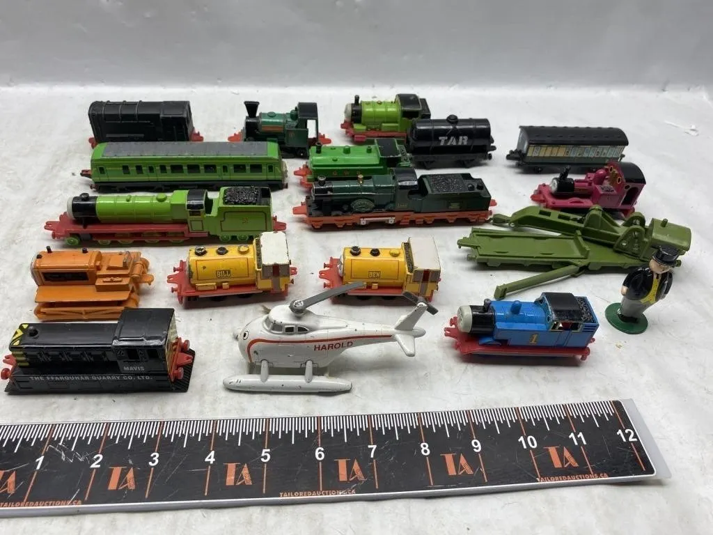 Vintage Thomas the Tank Engine die-cast train lot