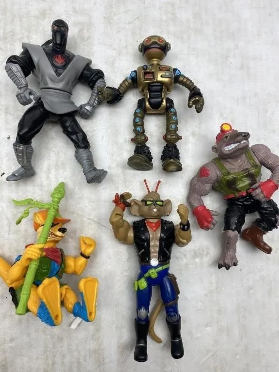 TMNT Playmates Action Figures Lot of 5