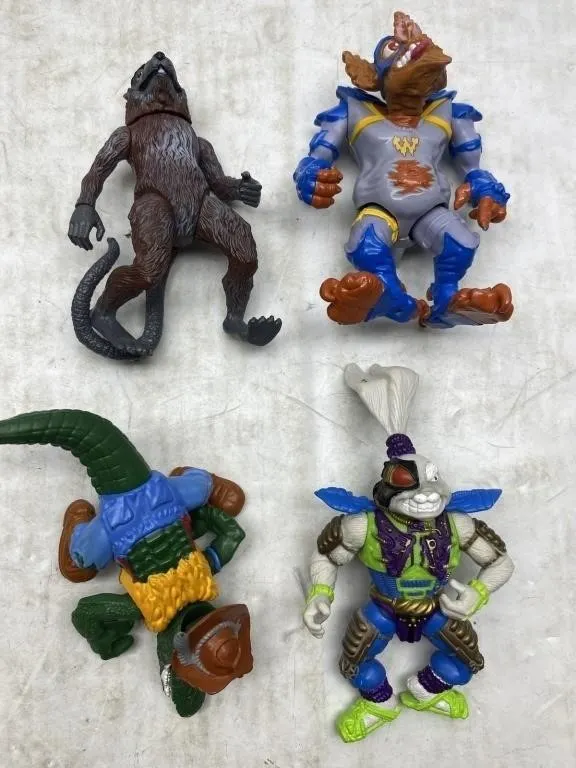 TMNT Playmates Action Figures Lot (4 pieces)