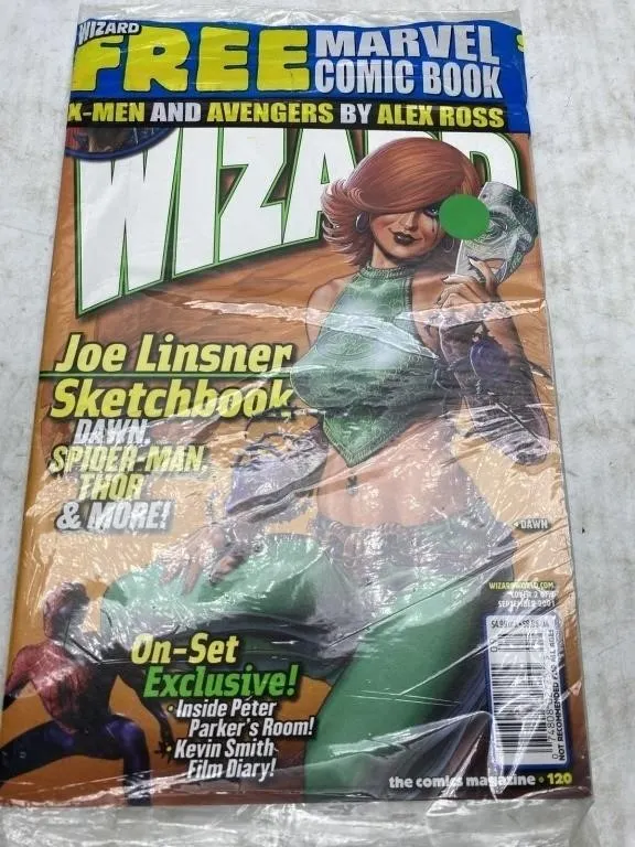 Wizard Comics Magazine sealed lot with Samurai